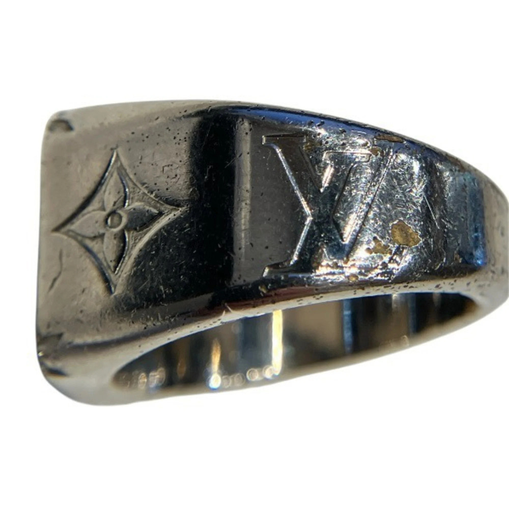 LOUIS VUITTON Gold Monogram Ring - Picture 9 of 9